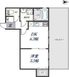 フウキパレス山本の物件間取画像